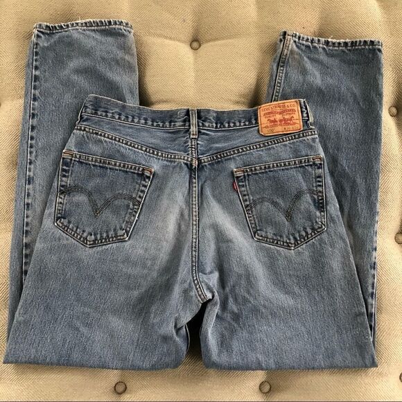 Levi’s 550 Relaxed Fit Jeans 100% Cotton 2006 36 - Picture 4 of 11